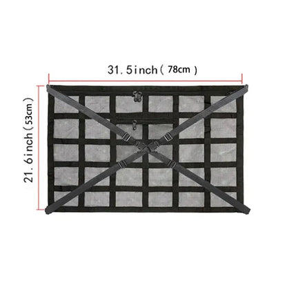 Car Ceiling Storage Net Pocket Auto Stowing Tidying