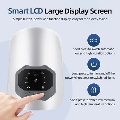 Smart Knee Massager Wireless Electric Heating Red Light