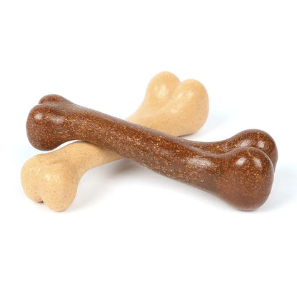 Dog Bone Chews Toys Nearly Indestructible Natural Non-Toxic