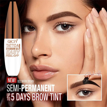 Peel Off Eyebrow Gel Tint Waterproof Long Lasting Semi Permanent