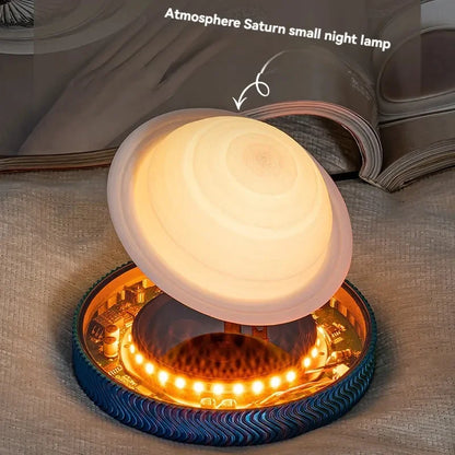 Magnetic Levitating Bulb Saturn Moon Lamp Levitating  Table Lamp