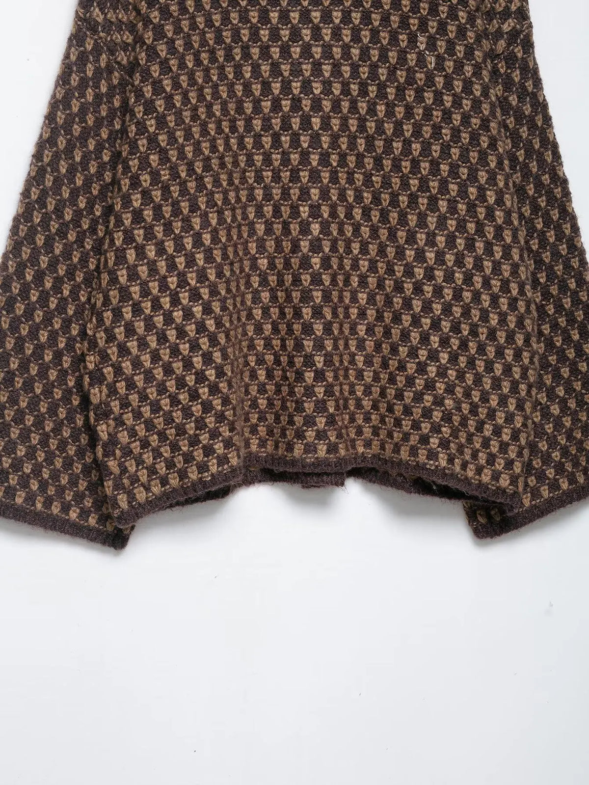 New Autumn Brown Long Sleeve Knitted Cardigans Women