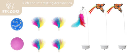 Interactive Cat Toy Automatic Toys 3-in-1 Electric Toy