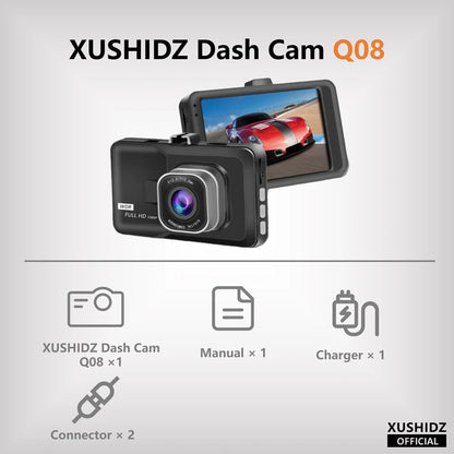 NEW 1080P HD Dash Camera Loop Recording Vehicle