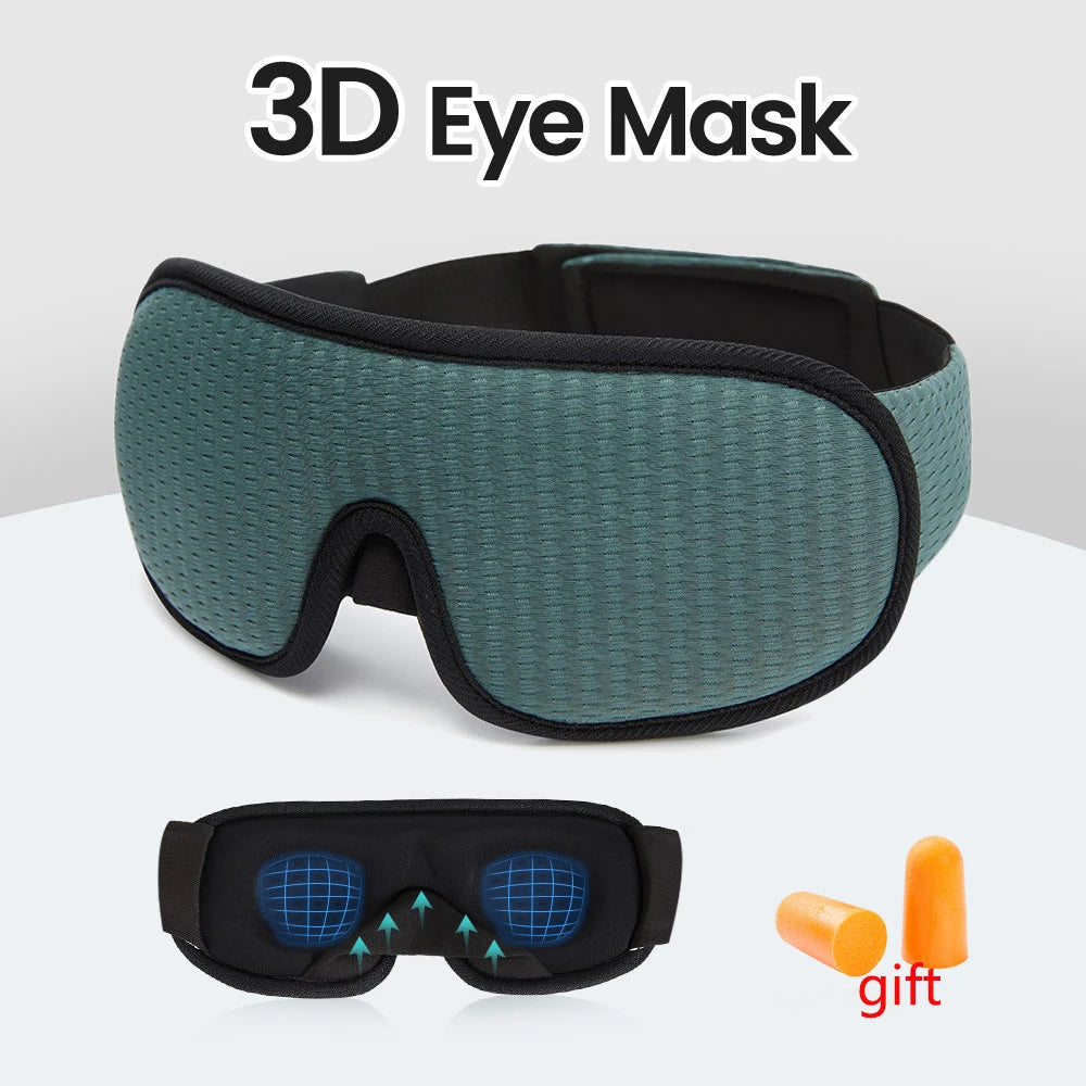 New Brand 3D Sleeping Mask Block Out Light Sleep Mask