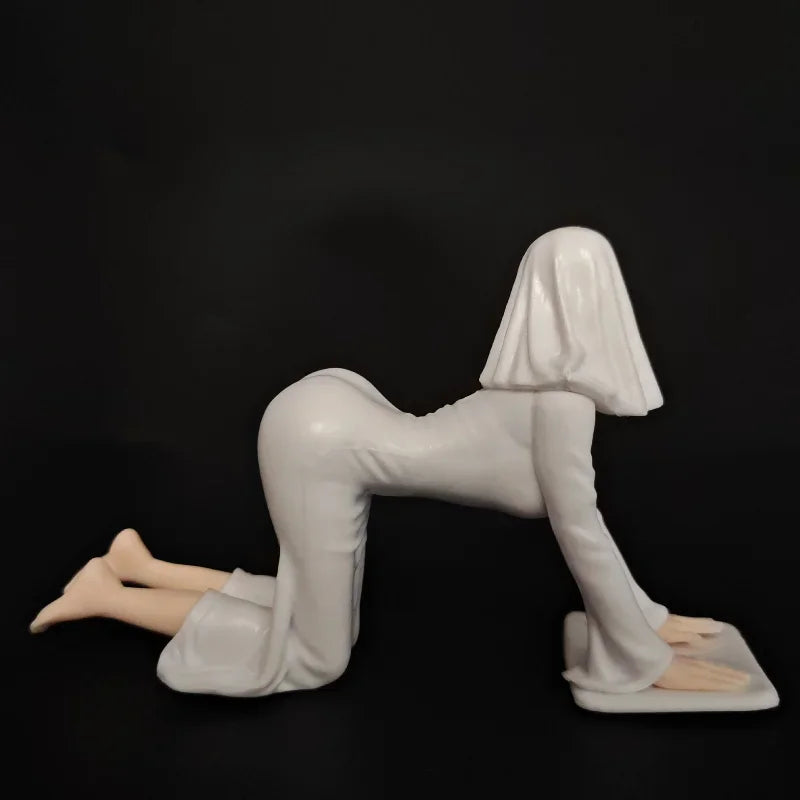 New Mysterious Ghost Lady PVC Figure Mini Anime Girl Figurine Ornament for Computer Desk