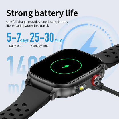 LIGE New Built-in 1400mAh Super Large Battery Smart Watch