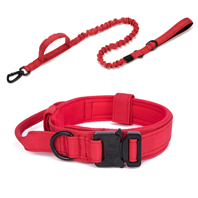 Pet Dog Collar Leash Set Nylon Material Durable Dog Collar