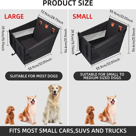 Pet Car Nest Bed Full Coverage Back Seat Hammock Extender