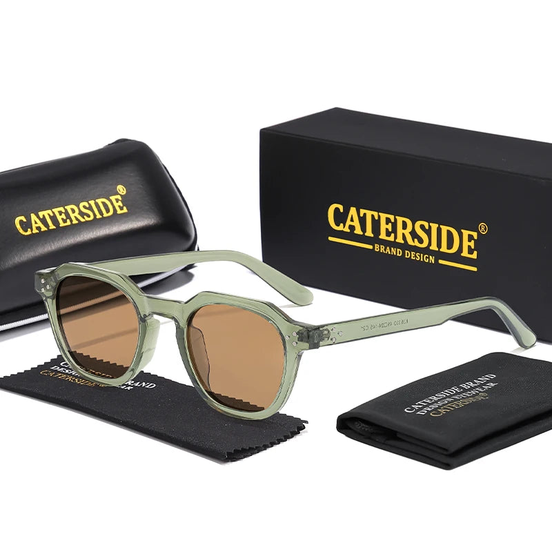 Caterside New Retro Polarized Men Sunglasses Square