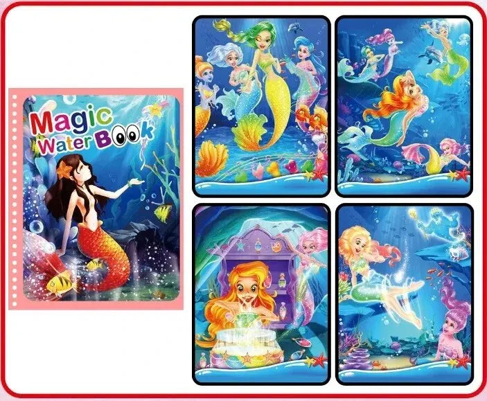 Magical Book Water Drawing Montessori Toys Coloring Book