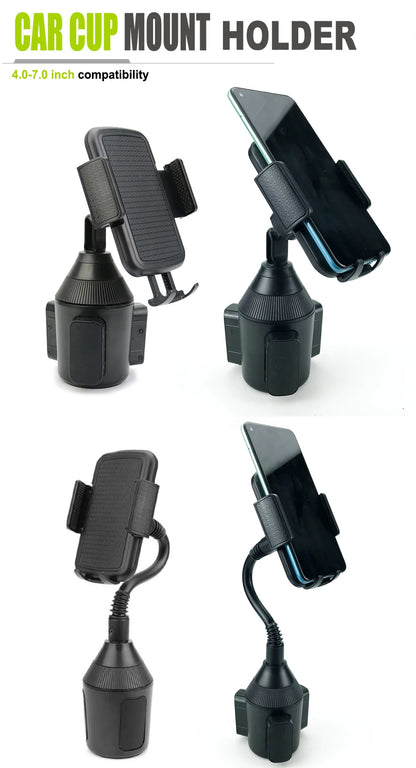 360° Adjustable Car Cup Holder Universal Car Phones Mount