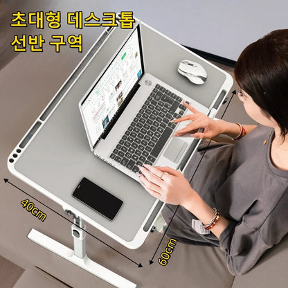 Adjustable Laptop Bed Tray Table Portable Standing Desk
