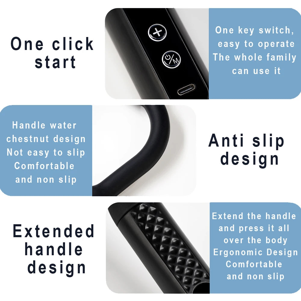 New Smart Fascia Gun Electric Massager Massage Hammer
