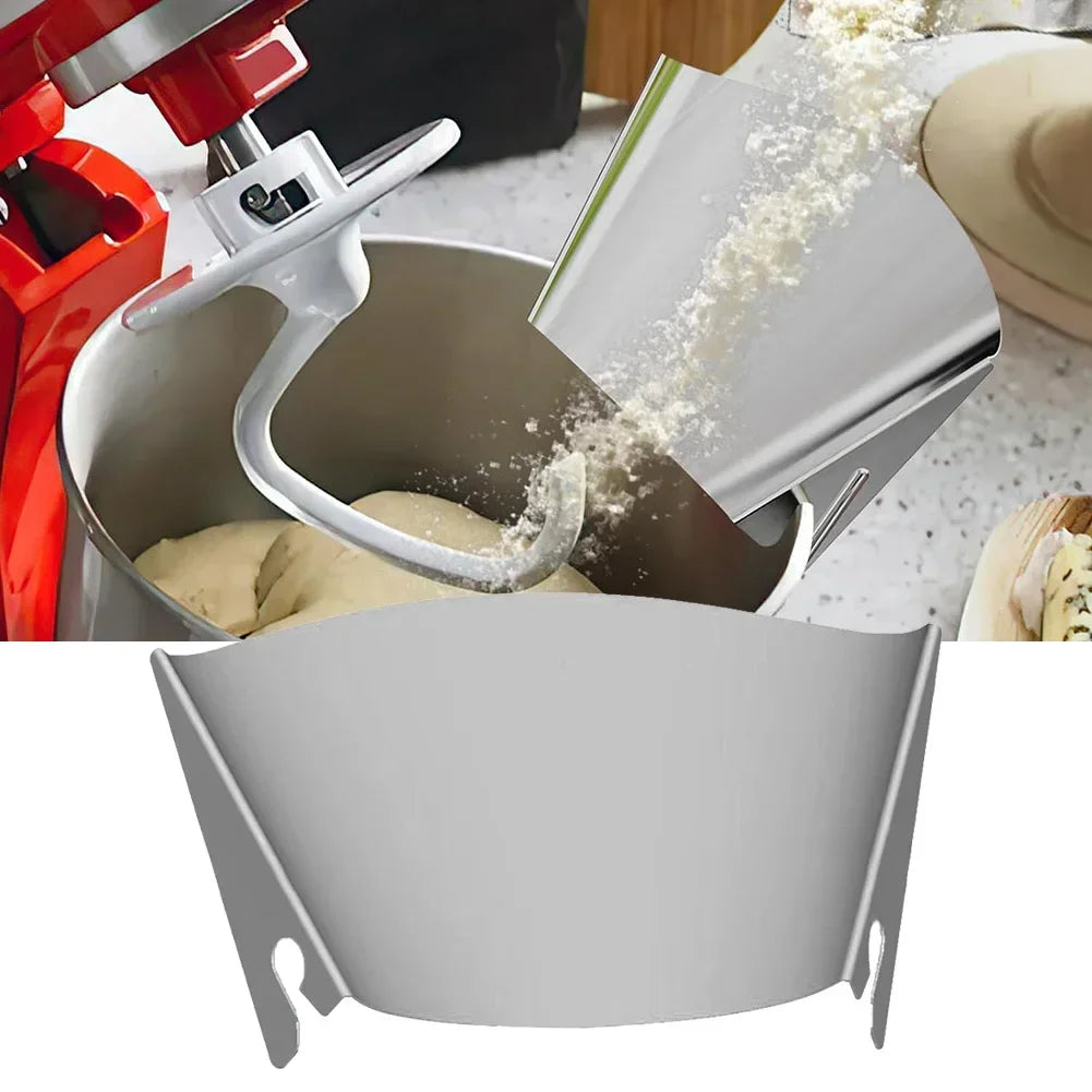 Lifesparking Stainless Steel Pour Shield for KitchenAid Mixers