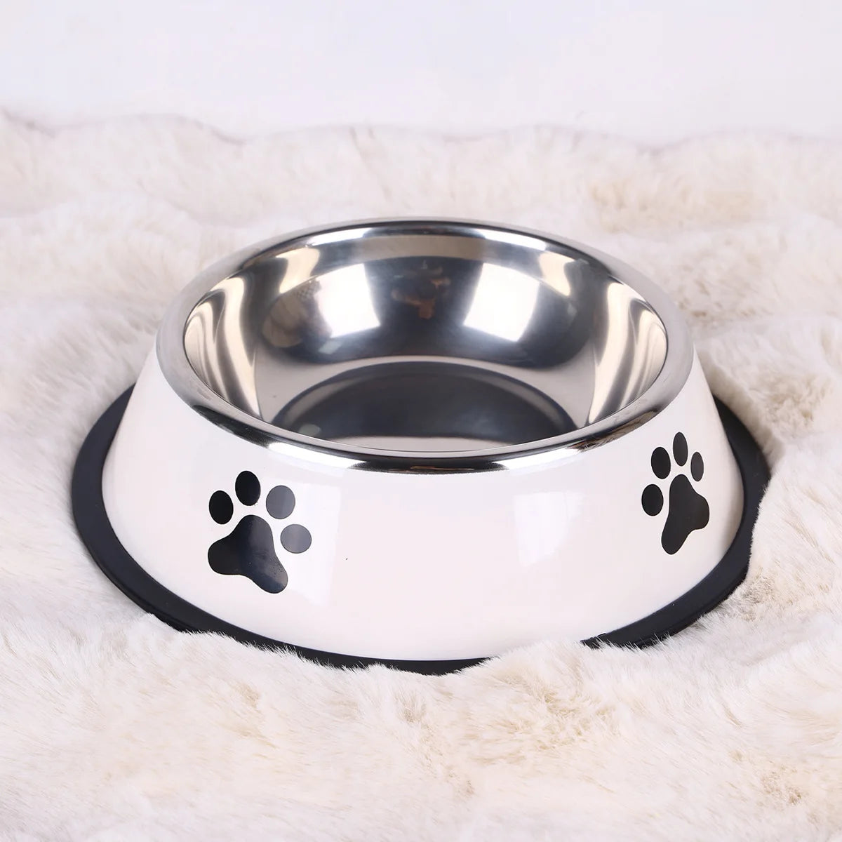 Stainless steel large capacity pet bowl dog food bowl