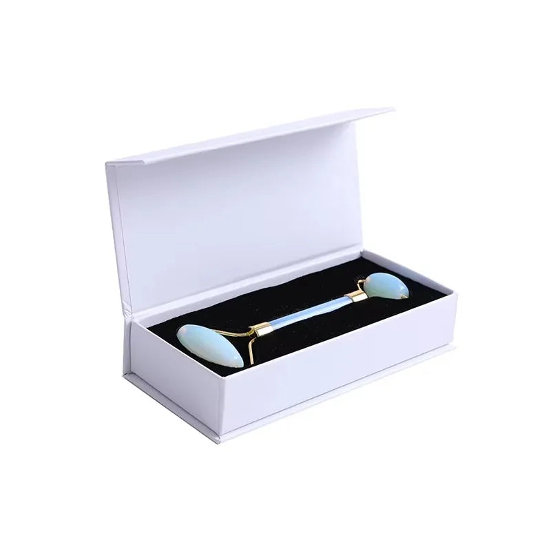 Natural Opal Jade Roller Gouache Scraper For Face Gua Sha