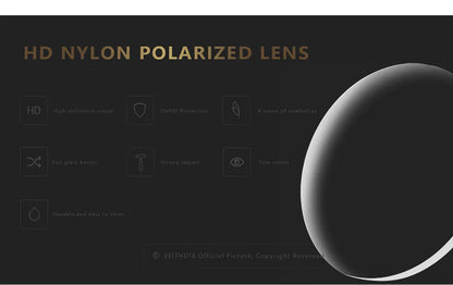 VEITHDIA High-definition Nylon Lens Polarized UV400 Eyeglasses