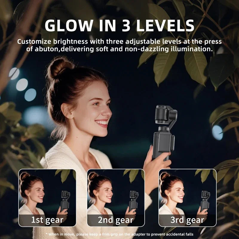 Mini Magnetic LED Fill Light Photography Lighting Camera