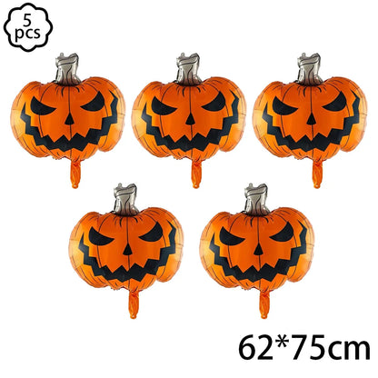 Halloween Balloon Decoration Halloween Black Spider Balloon Giant Skull Skeleton Balloon