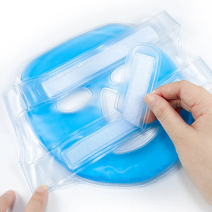 Face Cooling Mask Gel Eye Mask Ice Pack Cooling PVC Hot Cold Therapy Skin Care