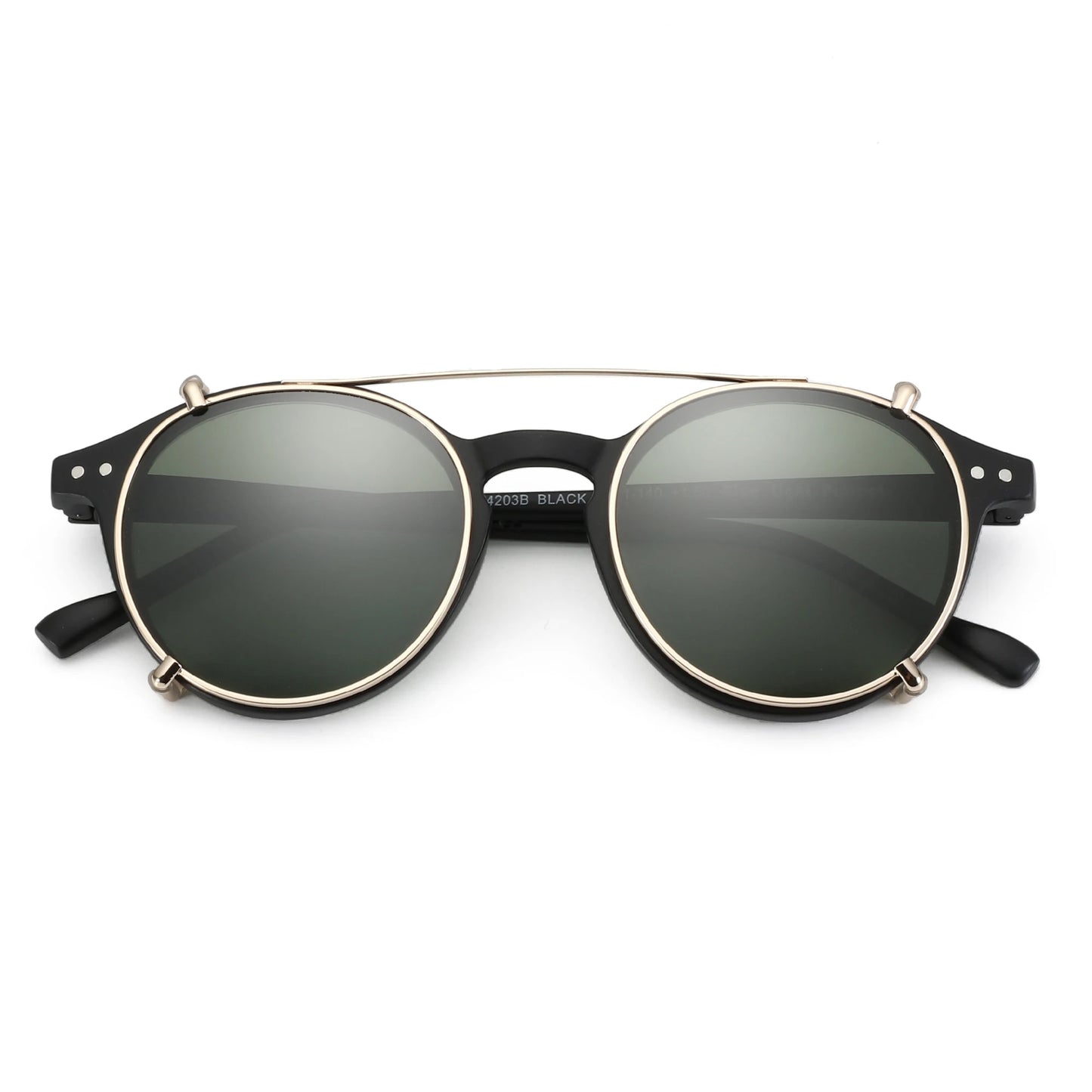 Steampunk Style Clip On Sunglasses for Men Women