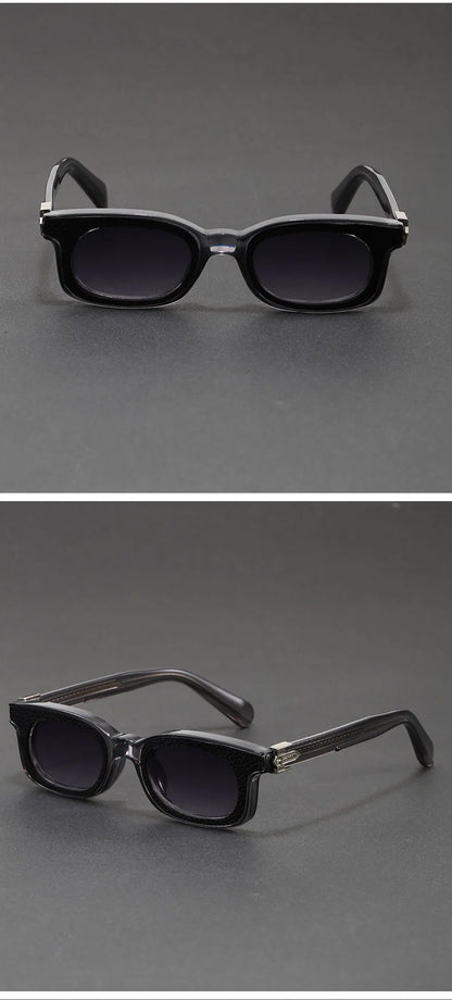 New Fashion Vintage Rectangle Frame Sunglasses Men