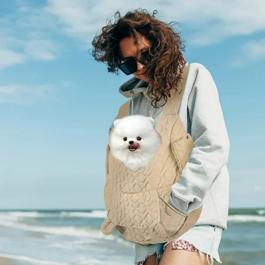 Soft Dog Carrier Cat Backpack Chest Bag Outdoor Bag