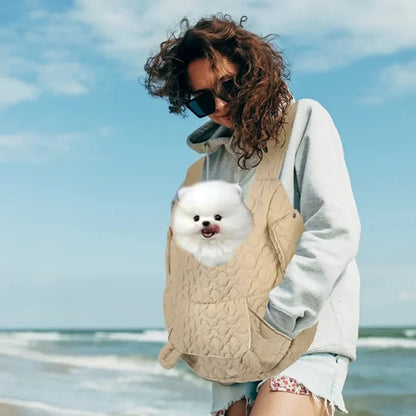 Soft Dog Carrier Cat Backpack Chest Bag Outdoor Bag