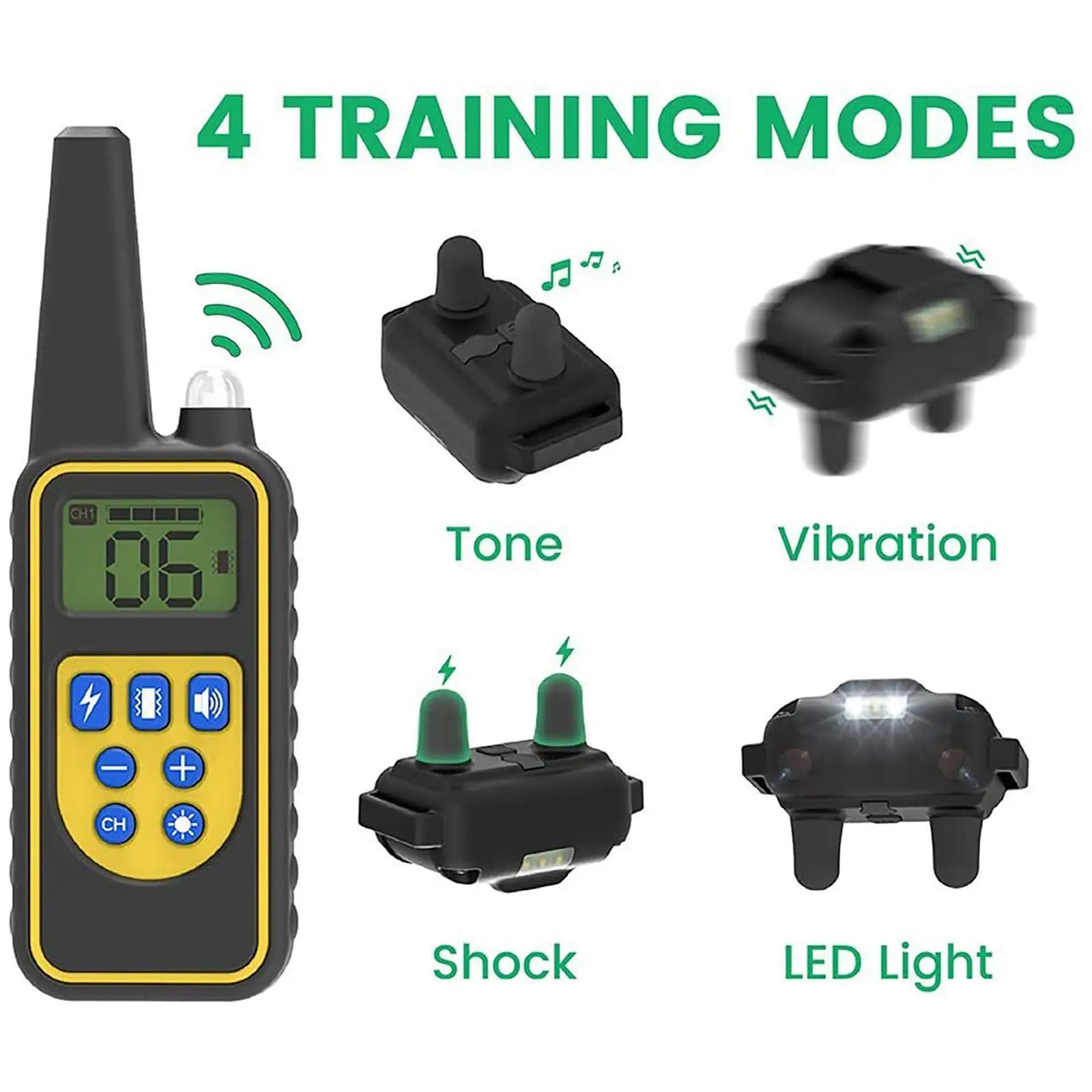 Electric Dog Training Collar Waterproof Dog Bark Collar