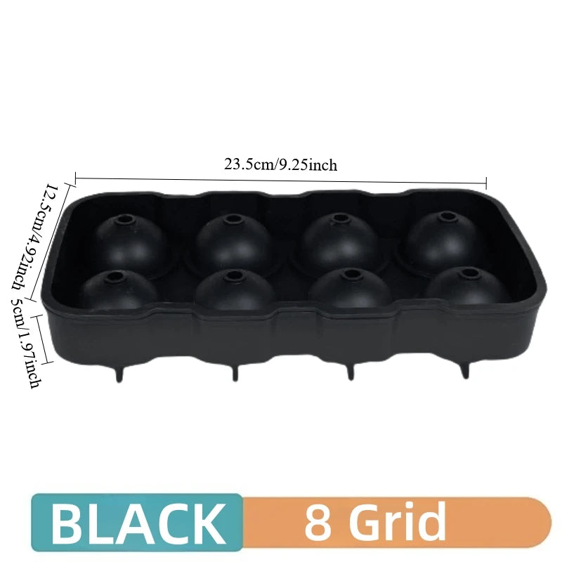 4/6/8/15Grids Silicone Ice Cube Molds Spherical Ice Molds