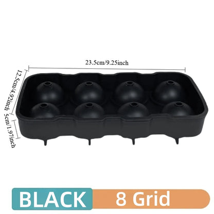 4/6/8/15Grids Silicone Ice Cube Molds Spherical Ice Molds