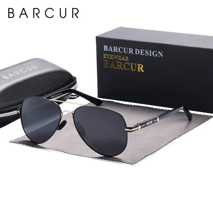 Men Sunglasses Pilot Polarized Sun glasses