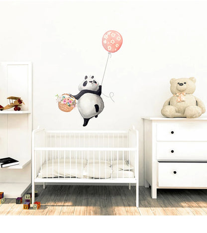 Lovely animal panda rabbit koala and balloon bedroom