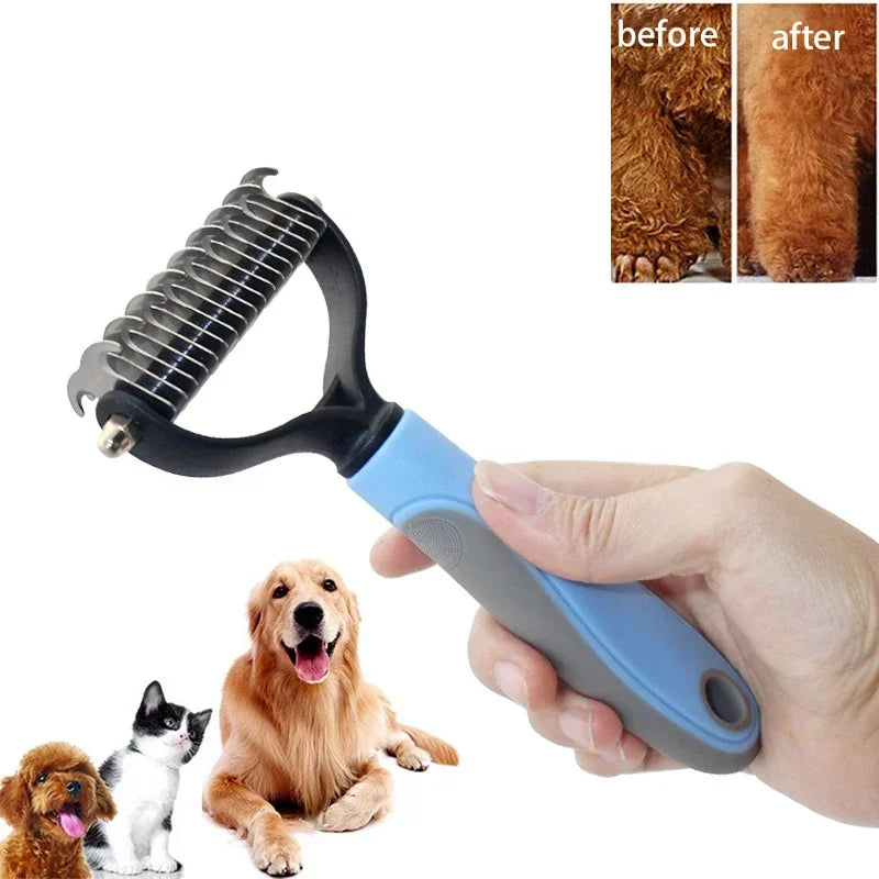 Pet Hair Removal Comb Brush Dog Grooming Shedding