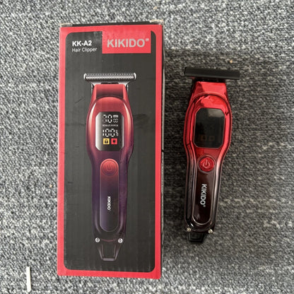 Stainless steel hairdresser electric push cut hair