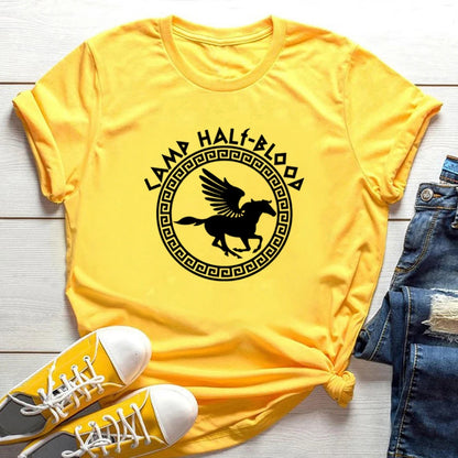 Camp Half Blood T Shirts Fall Training Camp Game Tshirt