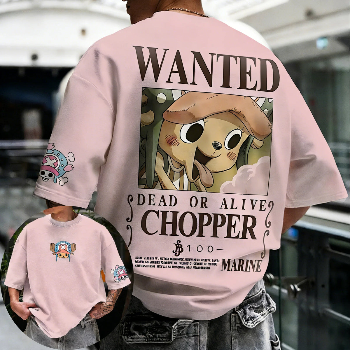 ONE PIECE Anime Chopper Joint Cotton T-shirt Summer