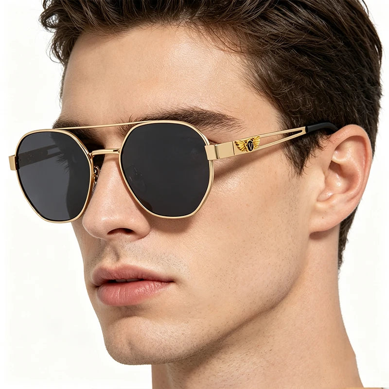 Fashion Small Polygon Polarized Sunglasses Forr Women Men