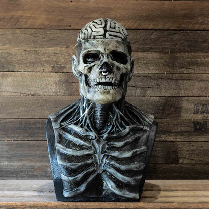 2026 Halloween Latex Skeleton Head Mask Horror Brain Helmet Mask