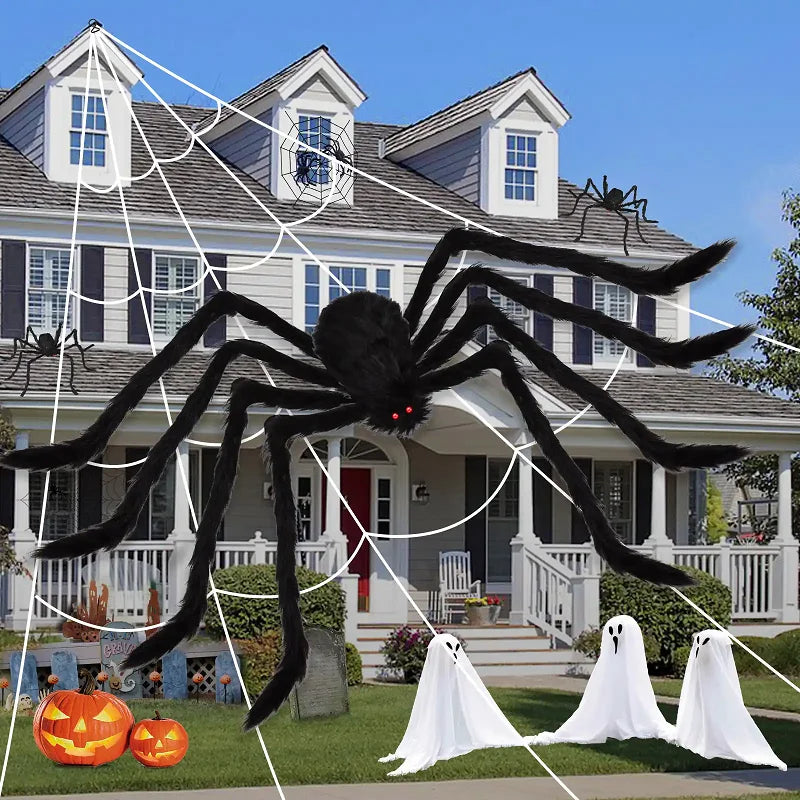 Halloween Big Plush Spider Horror Halloween Decoration