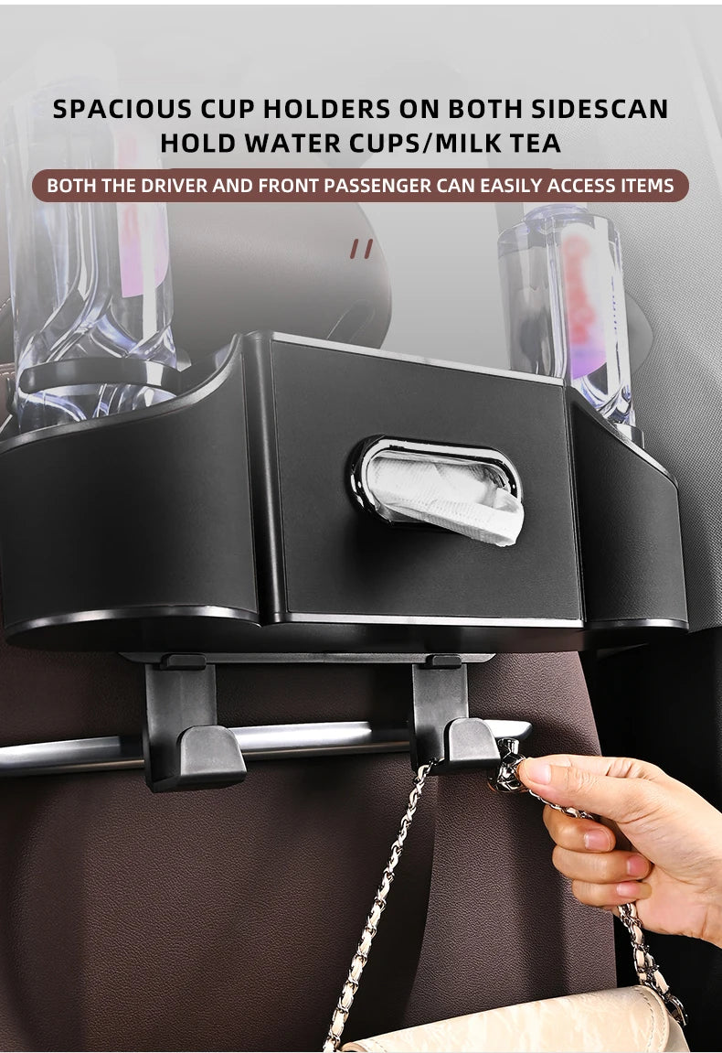 Car Seat Back Storage Box Multi-Functional Vehicle Mounted