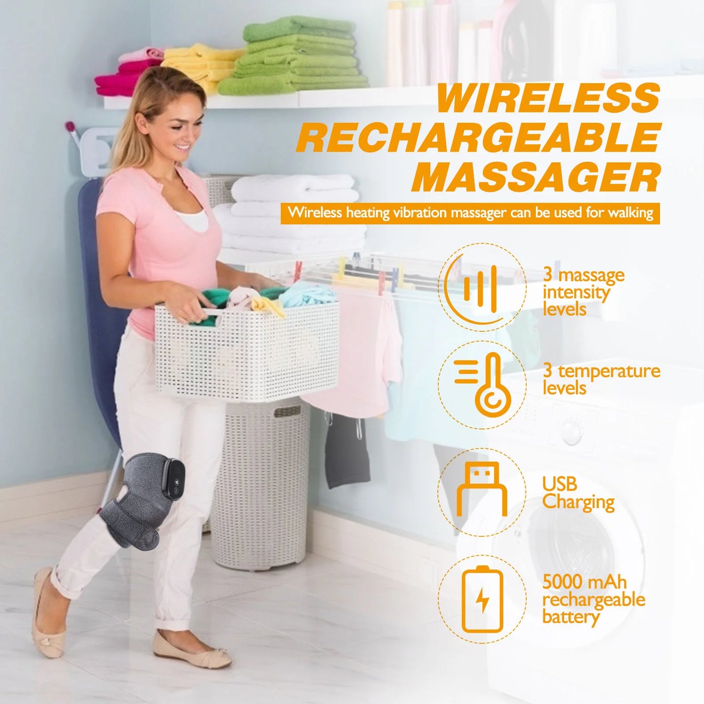 Electric Heating Shoulder Brace LED Display Vibration