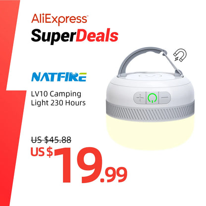 LV10 Outdoor LED Camping Flashlight Rechargeable