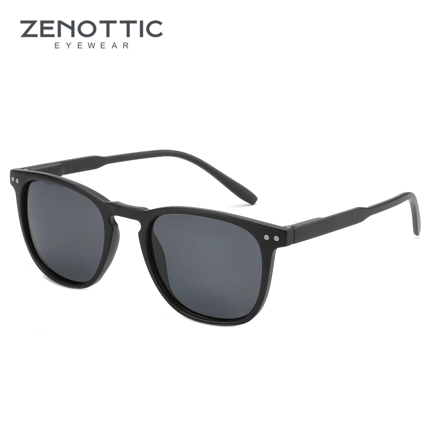 Retro Small Round Polarized Sunglasses Men Women Lightweight