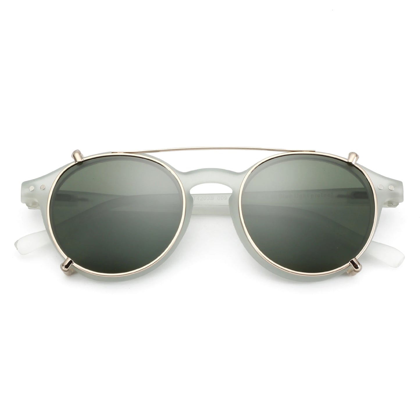 Steampunk Style Clip On Sunglasses for Men Women