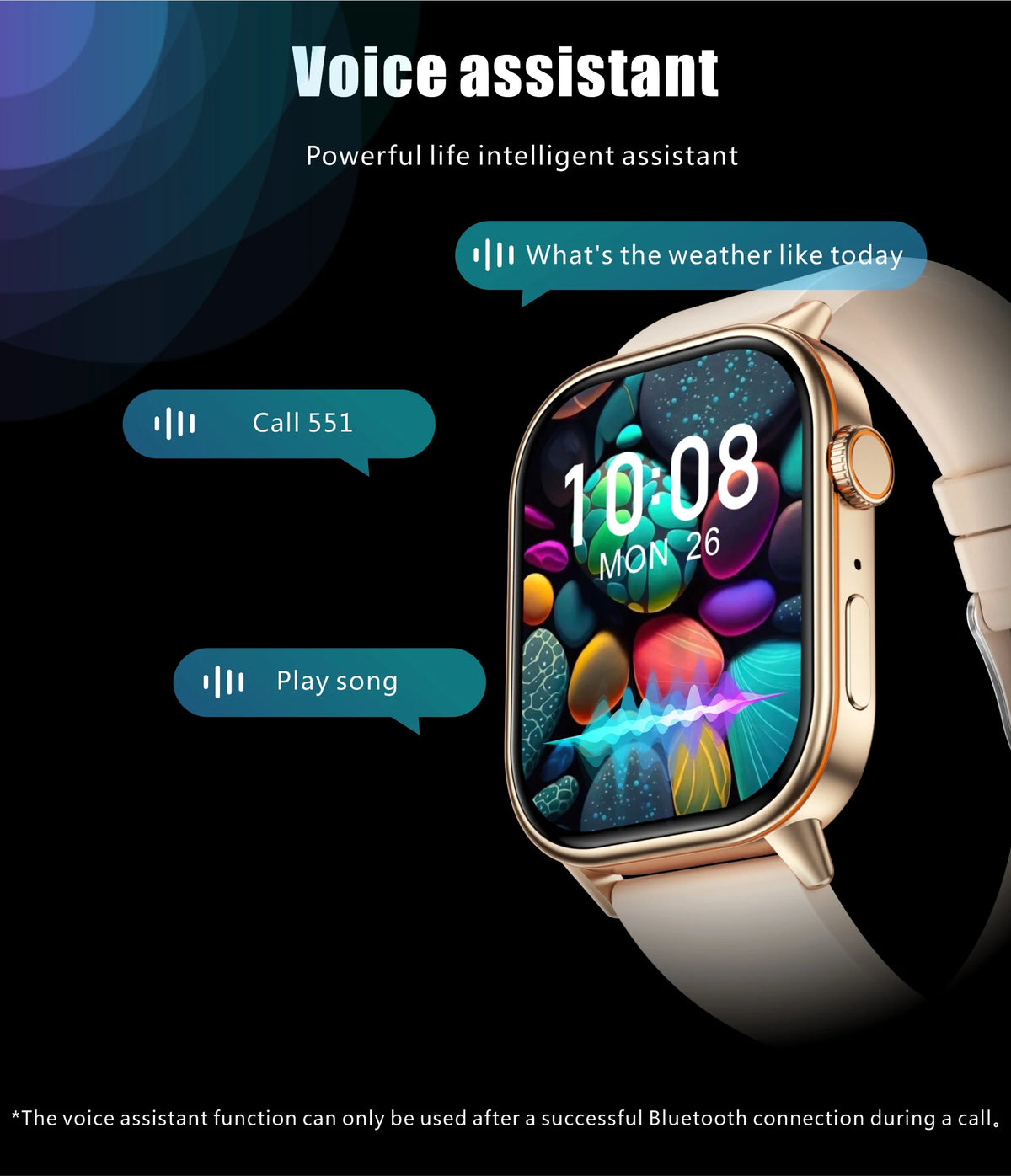 New For Android iOS Outdoor GPS Smart Watch Men 2.01" HD AMOLED