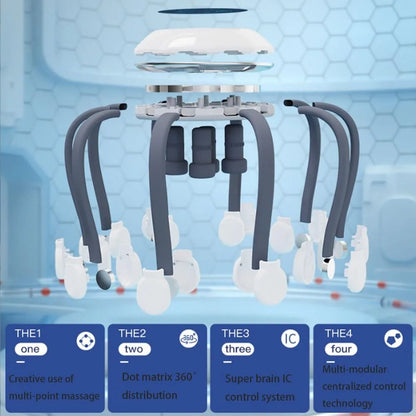 Octopus Claw Eight Claw Massager USB Charging Therapeutic