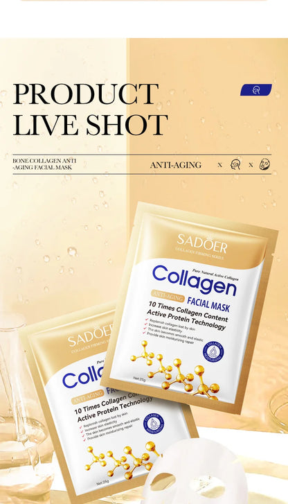 Collagen Anti Wrinkle Facial Mask Anti Aging Fade Fine Lines