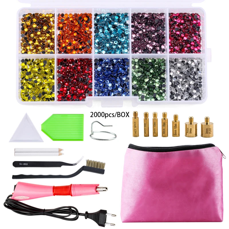 QIAO Hotfix Rhinestones Applicator Tools DIY Craft